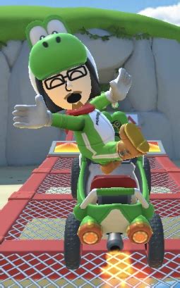 File Mkt Yoshi Mii Racing Suit Trick Png Super Mario Wiki The Mario