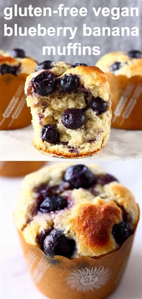 Gluten Free Vegan Blueberry Banana Muffins Artofit