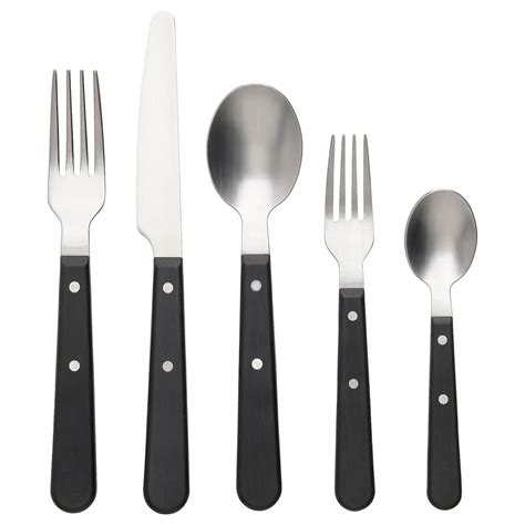 LIVNÄRA 20 piece cutlery set black IKEA CA