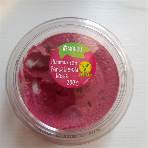 Vemondo Hummus Con Barbabietola Rossa Review Abillion