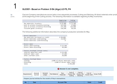 Solved 1 GLO301 Based On Problem 3 5A Algo LO P3 P4 10 Chegg