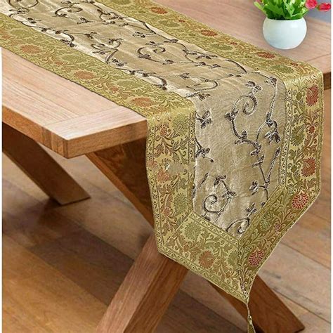 Gold Table Runner Etsy