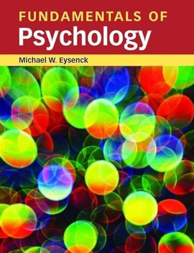 9781841693712 Fundamentals Of Psychology Eysenck Michael