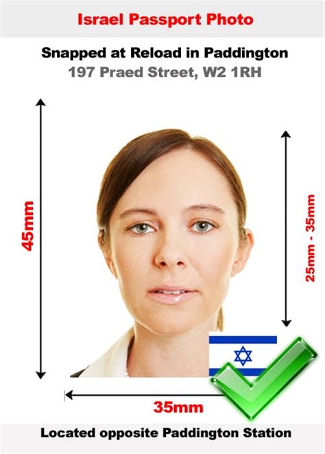 Passport And Visa Photo For Israel Snapped In London Paddington