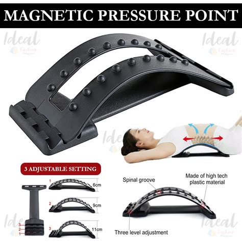 Magnetic Pressure Points Lumbar Traction Orthotic Magic Back Support