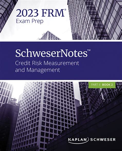 PDF FRM Part 2 2023 SchweserNotes Credit Risk Measurement And