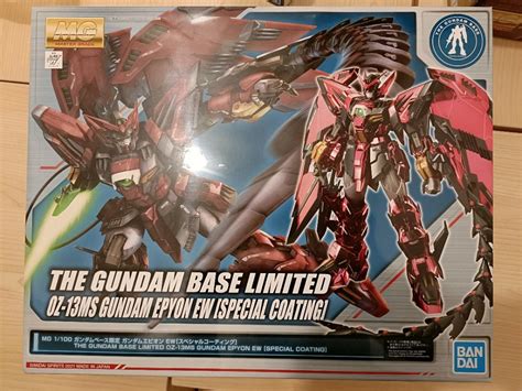 惡魔高達 MG Epyon EW 艾比安 Special Coating Gundam Base Limited 限定 Titanium