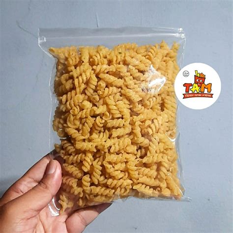 Makaroni Bantet Spiral Original Gurih Gram Tam Snack Lazada