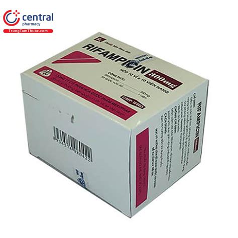 Thuốc Rifampicin 300mg Mekophar Điều trị lao phong nhiễm khuẩn