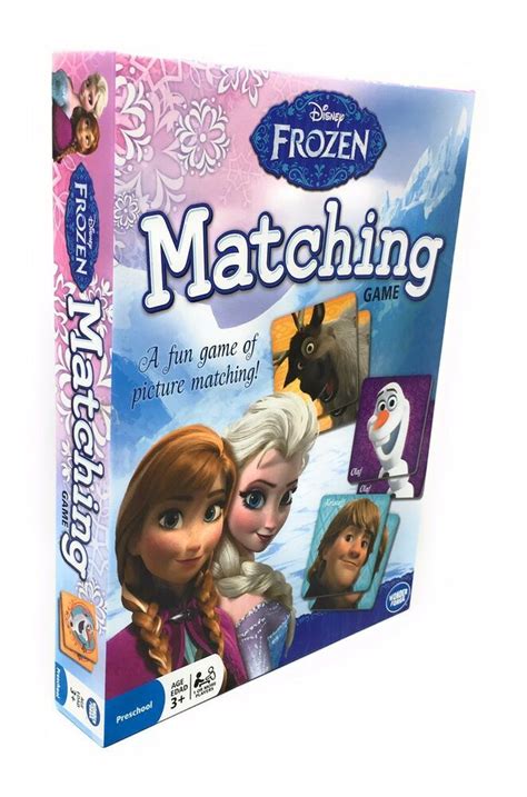 Disney Frozen Memory Match Game Picture Matching Featuring Frozen