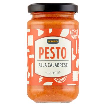 Jumbo Pesto Alla Calabrese 190g Bestellen Wereldkeukens Kruiden