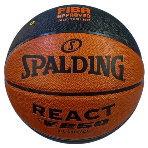 PELOTA DE BASQUETBOL SPALDING TF 250 Nº7 REACT Merkur Artículos