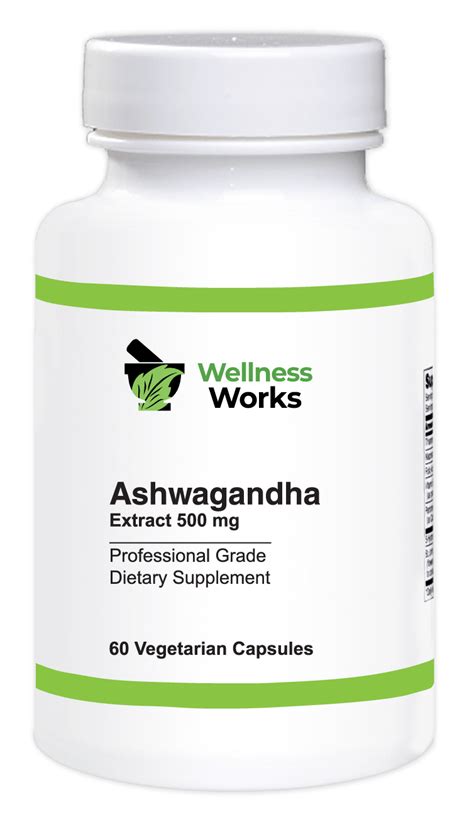 Ashwagandha Extract 500 Mg Pcca