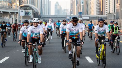 Dubai S Sheikh Zayed Road Closes On Nov For Annual Cycling Event