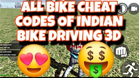 All Bikes Cheat Codes Of Indian Bike Driving D Try All Cheat Codrs