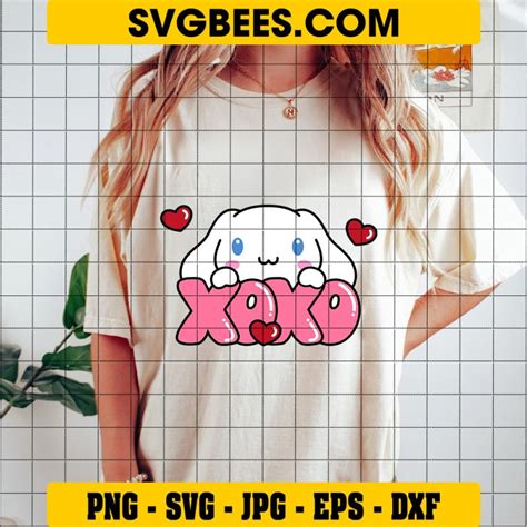 Cinnamoroll XOXO SVG Valentines Day SVG SVGbees SVGbees