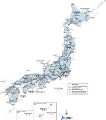 Japan Bullet Train Map - Japan • mappery