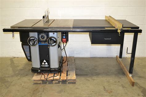 Delta 36 L300 10″ Left Tilt Table Saw Unisaw 1ph The Equipment Hub