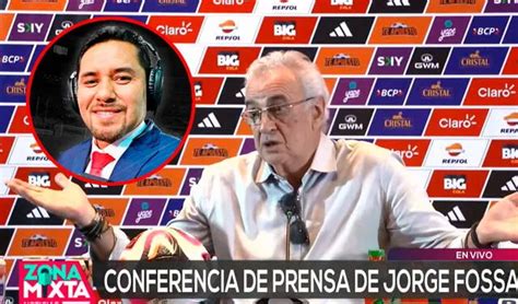 Jorge Fossati Periodista de Latina Fernando Egúsquiza y su fuerte descargo tras polémica con el