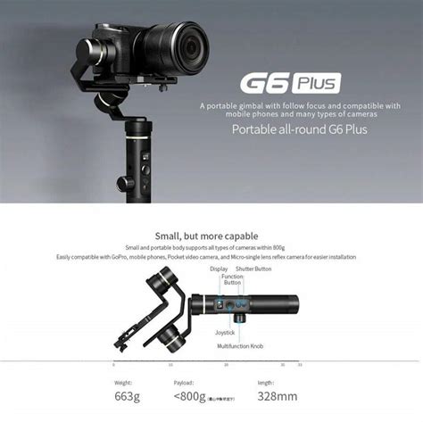 Buy NEW Feiyu Tech G6 Plus 3 Axis Stabilized Handheld Gimbal Canon