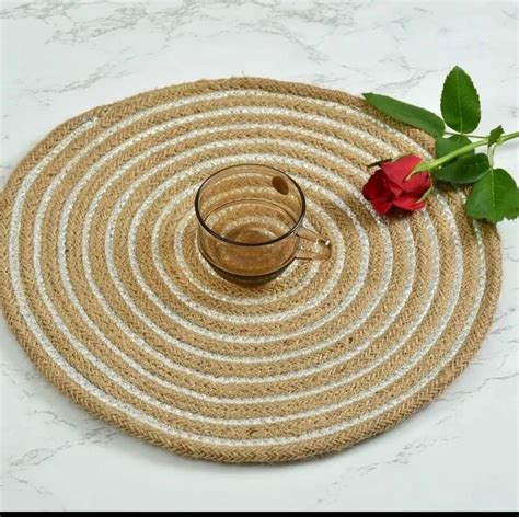 Jute Rope Placemat Natural Size Customizable At Rs 110 Piece In Noida