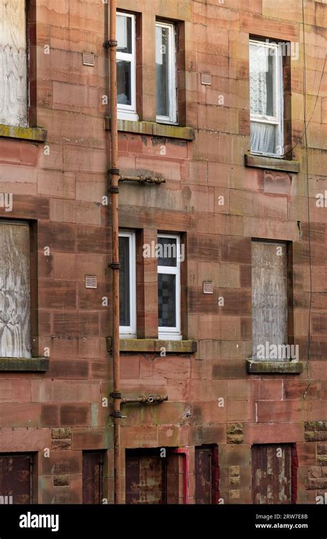 High Rise Council Flats In Poor Housing Estate Stock Photo Alamy