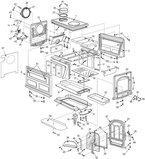 Vermont Castings Aspen Wood Stove Available Parts