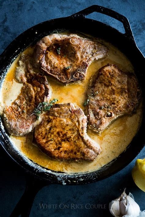 Braised Pork Chops Recipe In Milk Dijon Mustard Sauce