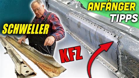 KFZ Schweller Reparatur Bleche Richtig Anfertigen YouTube