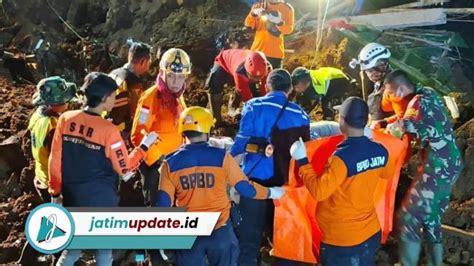 Longsor Di Kesamben Blitar BPBD Jatim Terjunkan Personel TRC Dan Kirim