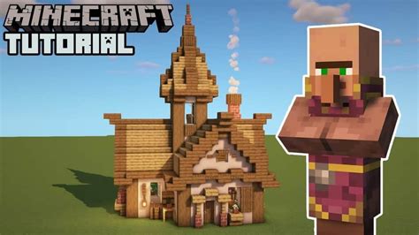 Simple Cleric Village House in Minecraft - TBM | TheBestMods