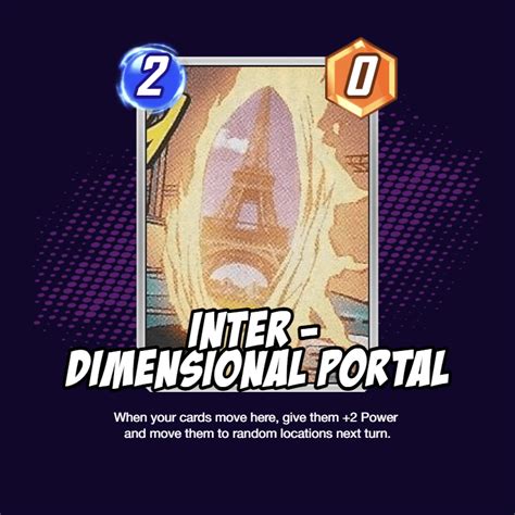 Inter-Dimensional Portal : r/CustomMarvelSnap