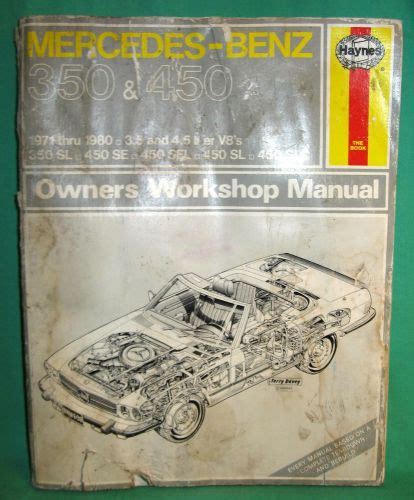 Find Haynes Mercedes Benz Owners Workshop Manual Slc Sel