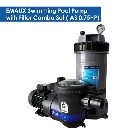 EMAUX Swimming Pool Pump with Filter Combo Set - Nezod Pools Products ...