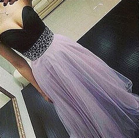 Ulass Custom Made Sweetheart Lavender Tulle Sexy Long Crystal Beaded