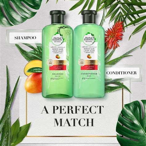 Herbal Essences Shampoo 400ml Potent Aloe And Mango