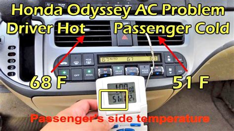 Honda Odyssey Ac Problem Drivers Side Warm Passenger Side Cold