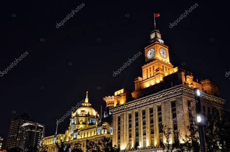 Bund at night, Shanghai, China — Stock Photo © kstepien #13522165