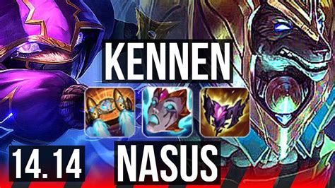 Kennen Vs Nasus Top Rank 1 Kennen Dominating Rank 28 Br