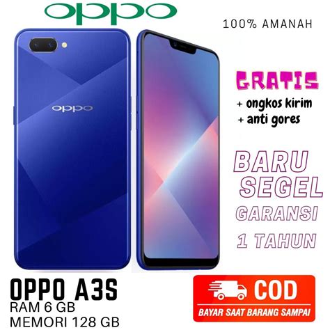 OPPO A3S RAM 6 128 Gb Dan 4 64 Gb BARU SEGEL GARANSI Lazada Indonesia