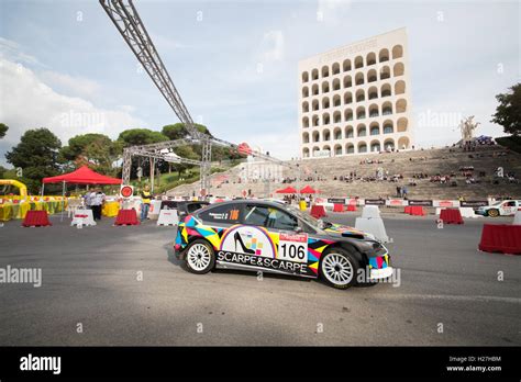 Rally Di Roma Capitale September Run In Rome Under