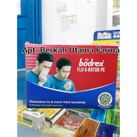 Jual Bodrex Flu Dan Batuk Pe Box Shopee Indonesia