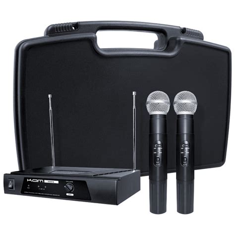 KAM KWM11 Dual Handheld Wireless Microphone System 174 1 174 5 At