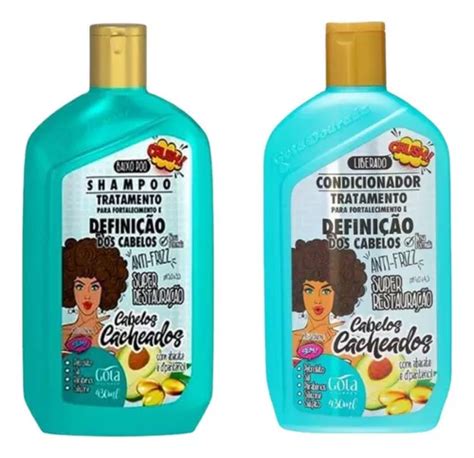 Kit Shampoo Condicionador Gota Dourada Fortaleci Cacheados Mercadolivre