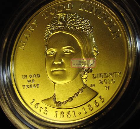 First Spouse Unc Coin Mary Todd Lincoln Oz Pure