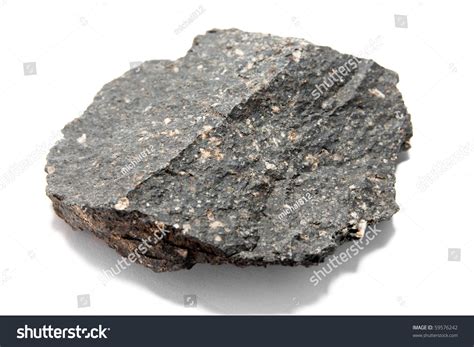 Basalt - A Volcanic Extrusive Rock Of Mafic Composition Stock Photo ...