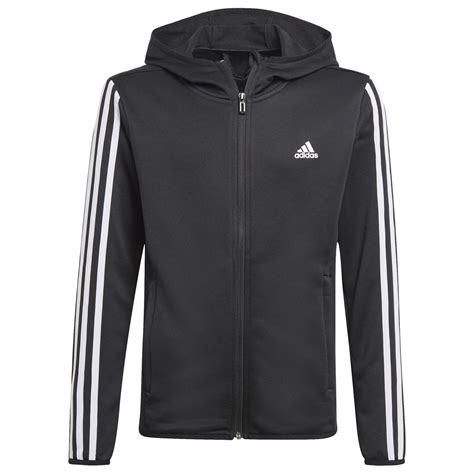 Adidas 3 Stripes Full Zip Hoodie Hoodie Boys Buy Online