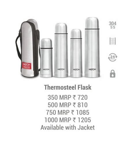 Stainless Steel Milton Thermosteel Flip Lid Flask At 580 Piece In