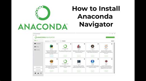 How To Install Anaconda Navigator In Windows 10 YouTube