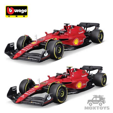 Buy Preorder** Bburago 1:18 F1 2022 Ferrari F1-75 No16 C.Leclerc / No55 ...